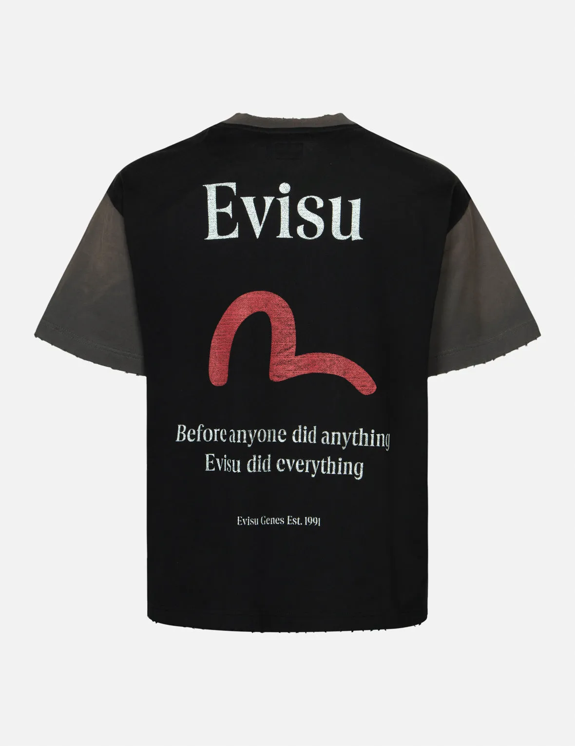 SPRING/ SUMMER COLLECTION 2025 Seagull and Logo Print Boxy T-shirt