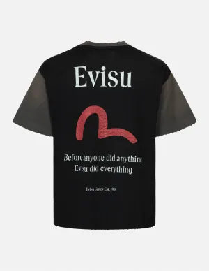 SPRING/ SUMMER COLLECTION 2025 Seagull and Logo Print Boxy T-shirt