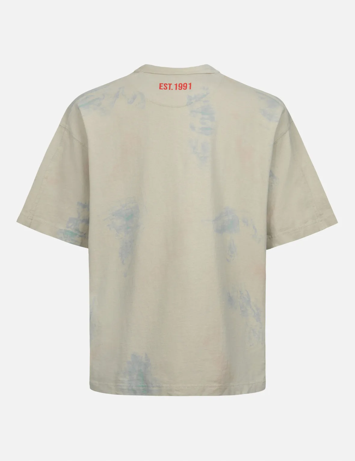 SPRING/ SUMMER COLLECTION 2025 Seagull and Logo Print Loose Fit T-shirt