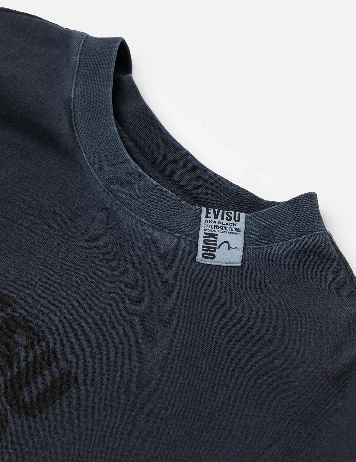 SPRING/ SUMMER COLLECTION 2025 Seagull and Logo Print Washed Relax Fit T-Shirt