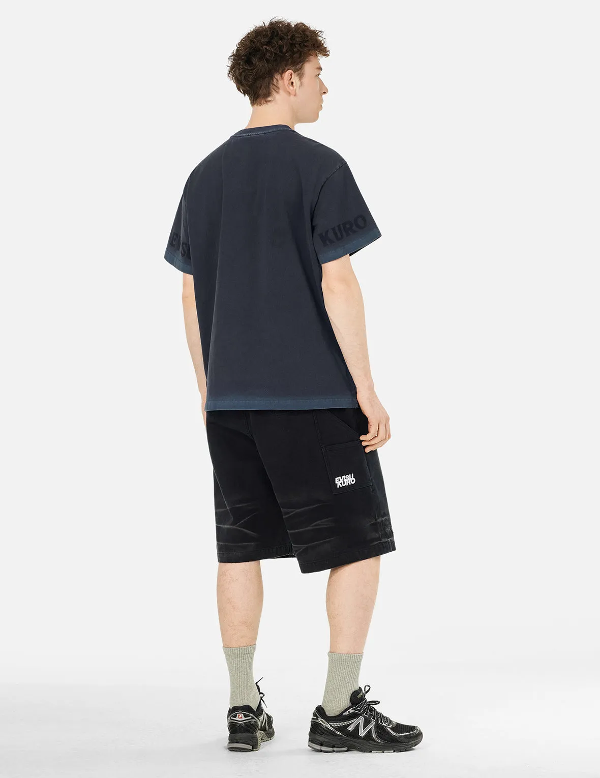 SPRING/ SUMMER COLLECTION 2025 Seagull and Logo Print Washed Relax Fit T-Shirt