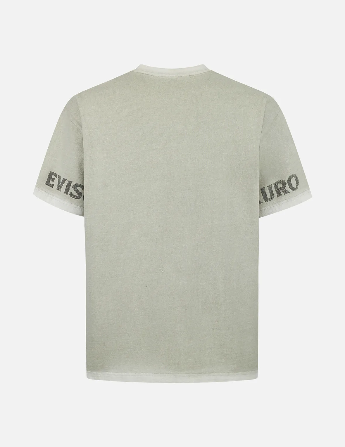 SPRING/ SUMMER COLLECTION 2025 Seagull and Logo Print Washed Relax Fit T-Shirt
