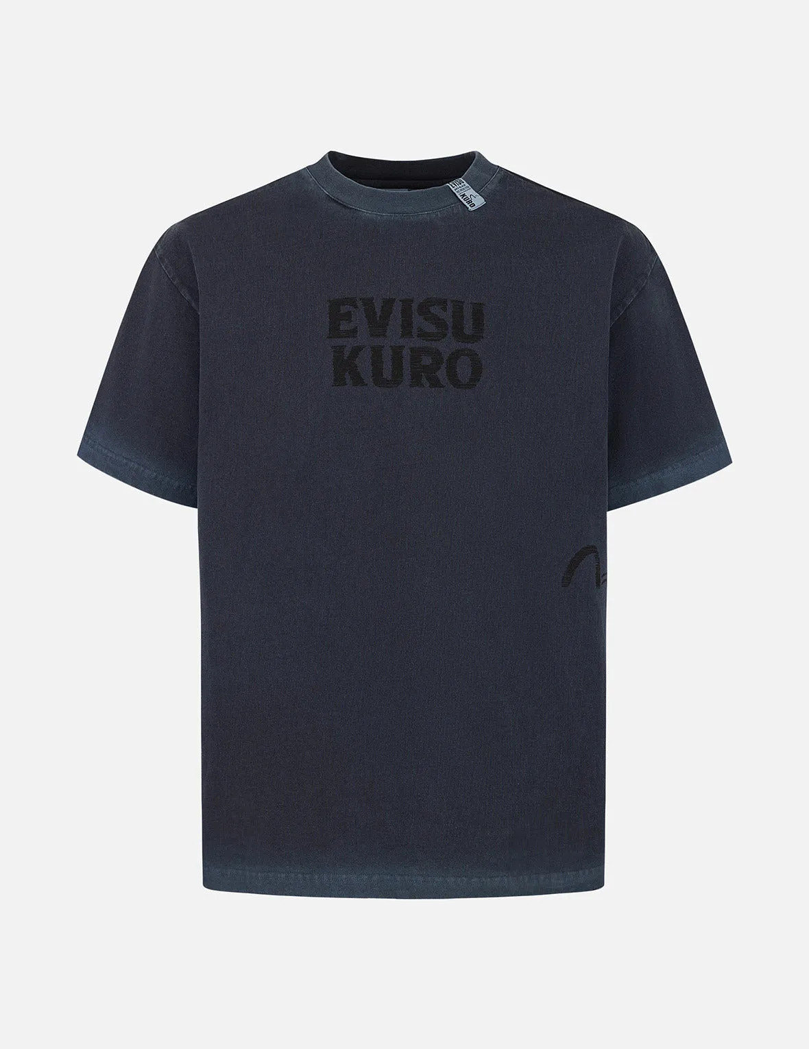 SPRING/ SUMMER COLLECTION 2025 Seagull and Logo Print Washed Relax Fit T-Shirt