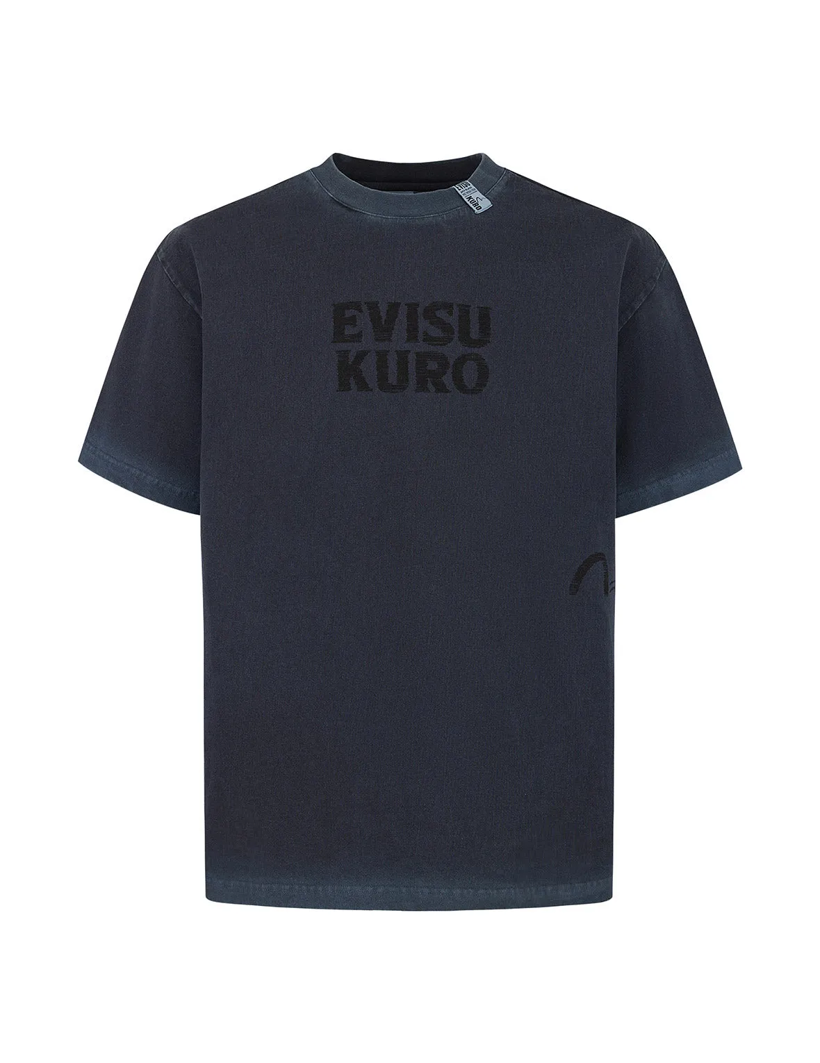 SPRING/ SUMMER COLLECTION 2025 Seagull and Logo Print Washed Relax Fit T-Shirt