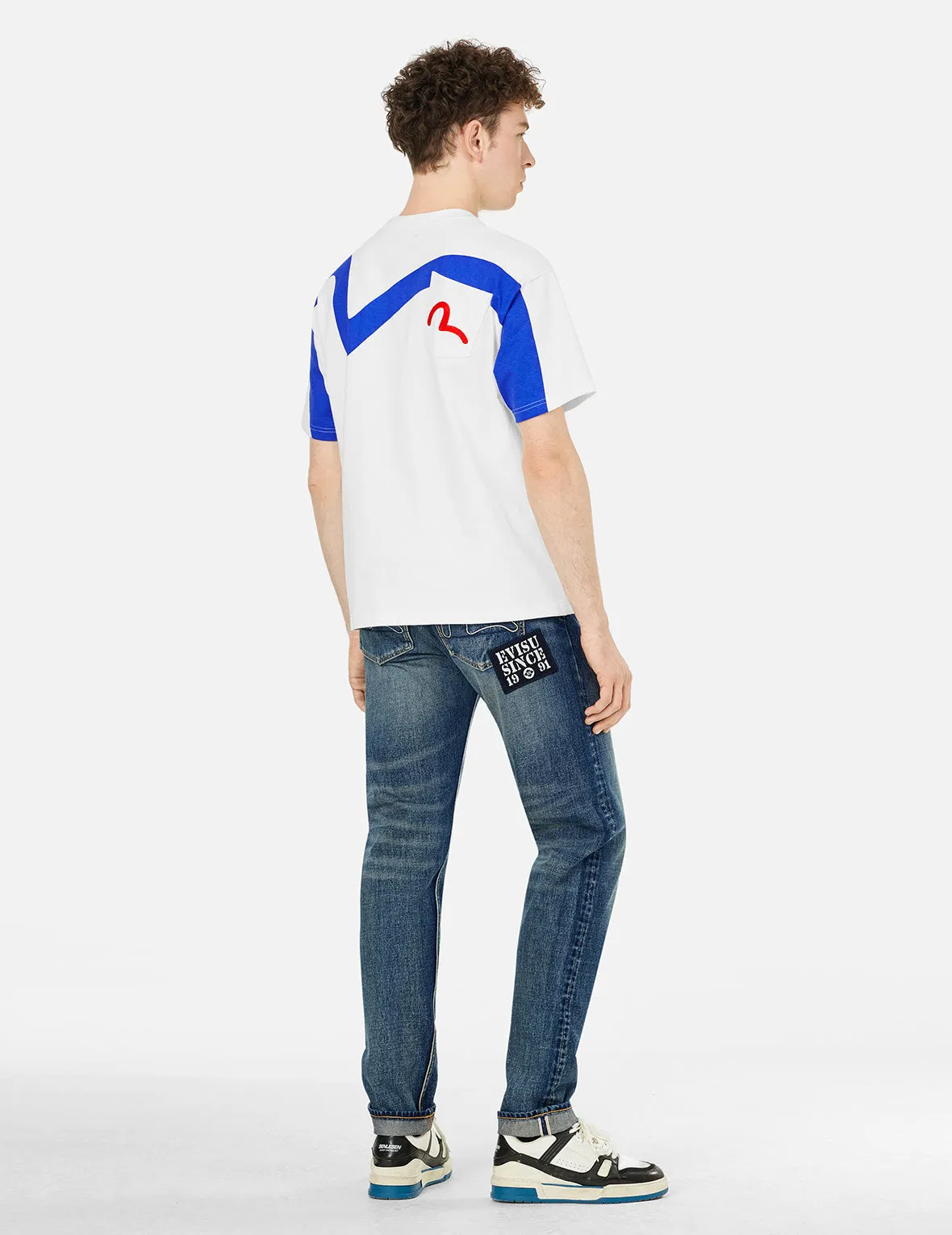 SPRING/ SUMMER COLLECTION 2025 Seagull and Slogan Print Relax Fit T-shirt