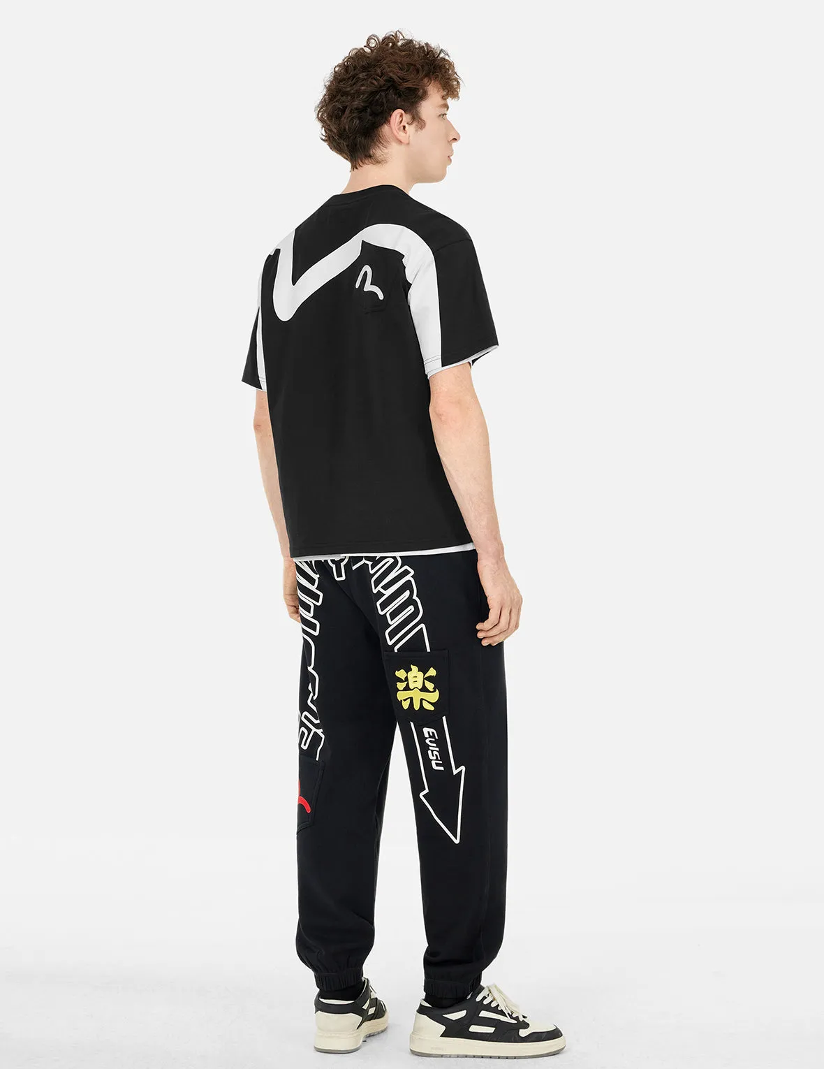 SPRING/ SUMMER COLLECTION 2025 Seagull and Slogan Print Relax Fit T-shirt