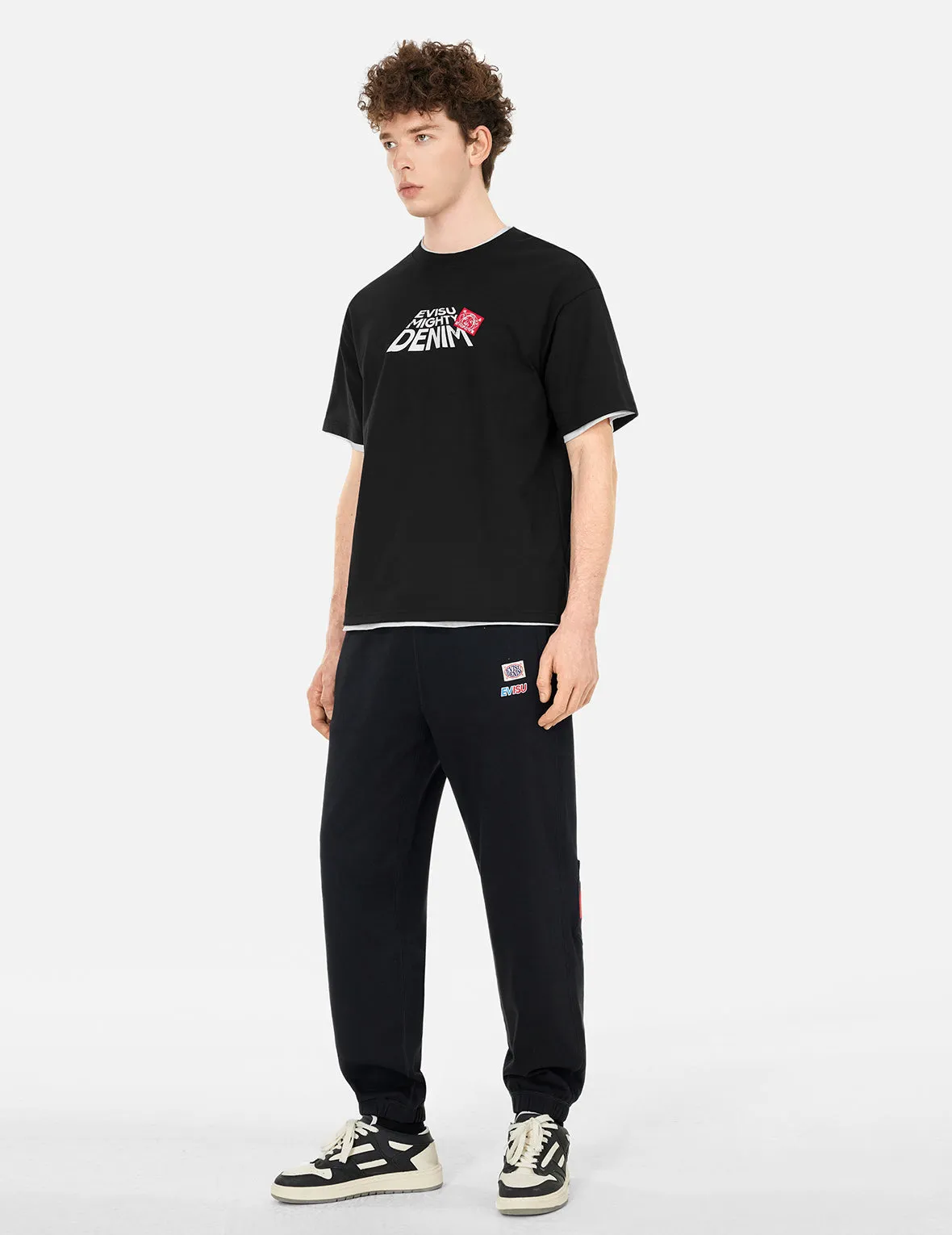 SPRING/ SUMMER COLLECTION 2025 Seagull and Slogan Print Relax Fit T-shirt