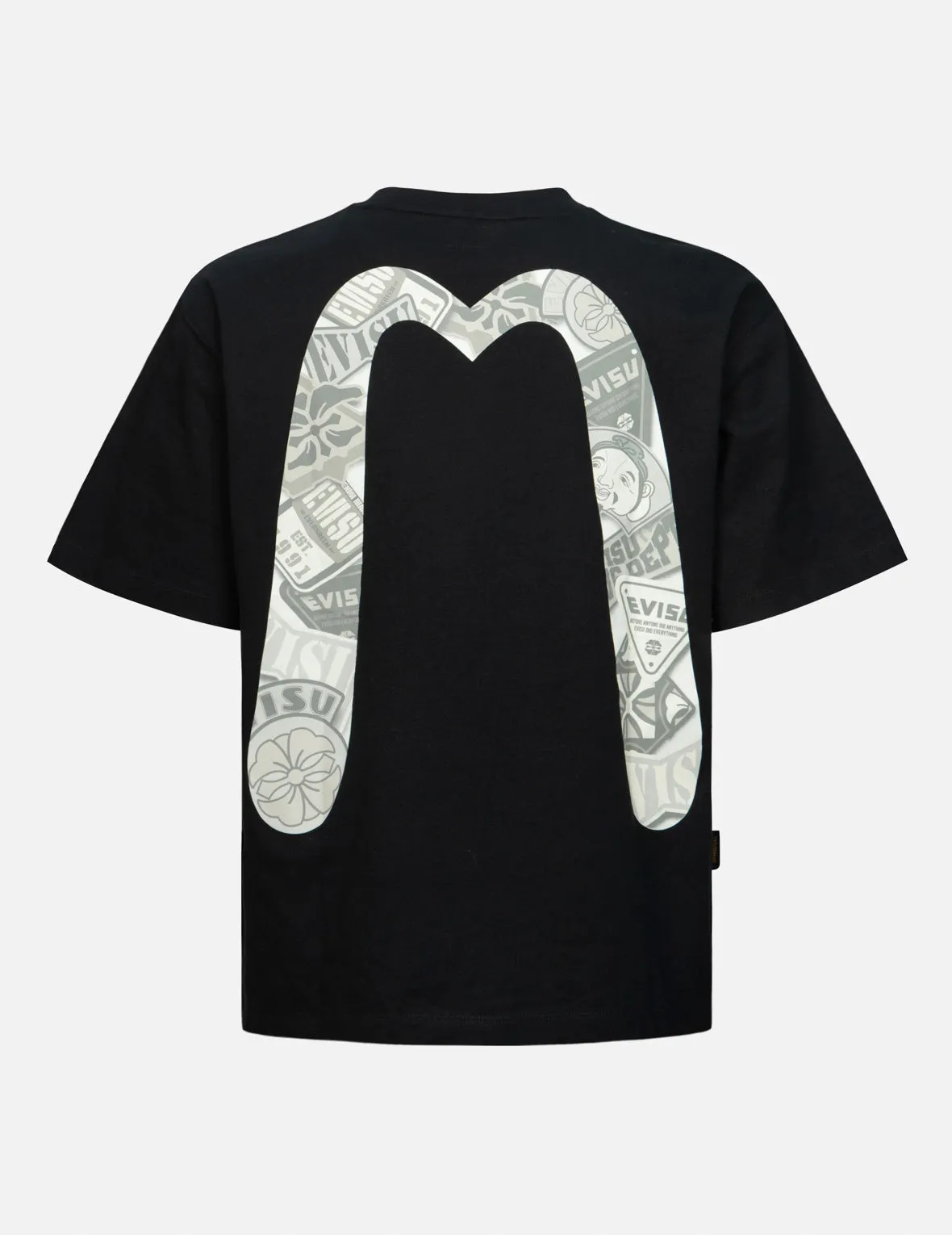 SPRING/ SUMMER COLLECTION 2025 Seagull and Stacked Badge Print Daicock Relax Fit T-shirt