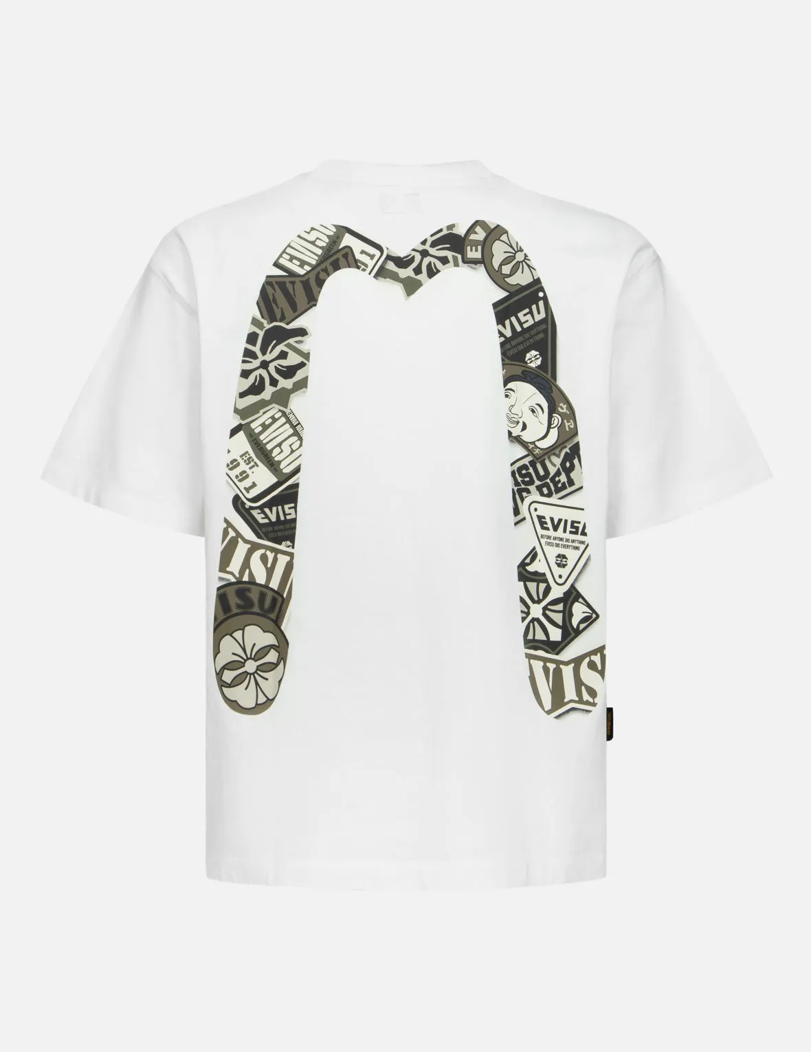 SPRING/ SUMMER COLLECTION 2025 Seagull and Stacked Badge Print Daicock Relax Fit T-shirt