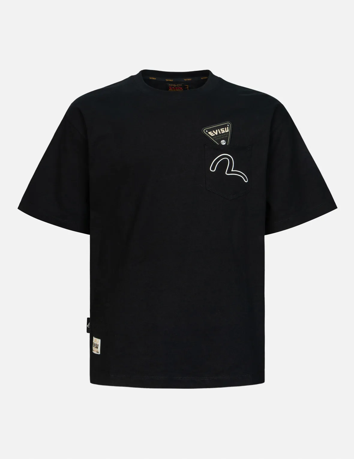 SPRING/ SUMMER COLLECTION 2025 Seagull and Stacked Badge Print Daicock Relax Fit T-shirt