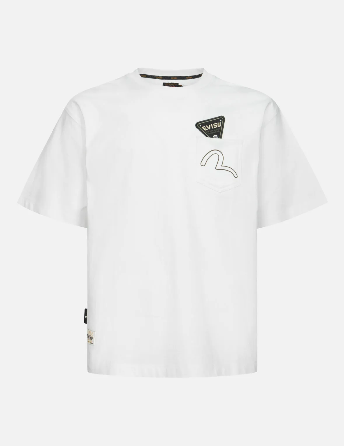 SPRING/ SUMMER COLLECTION 2025 Seagull and Stacked Badge Print Daicock Relax Fit T-shirt