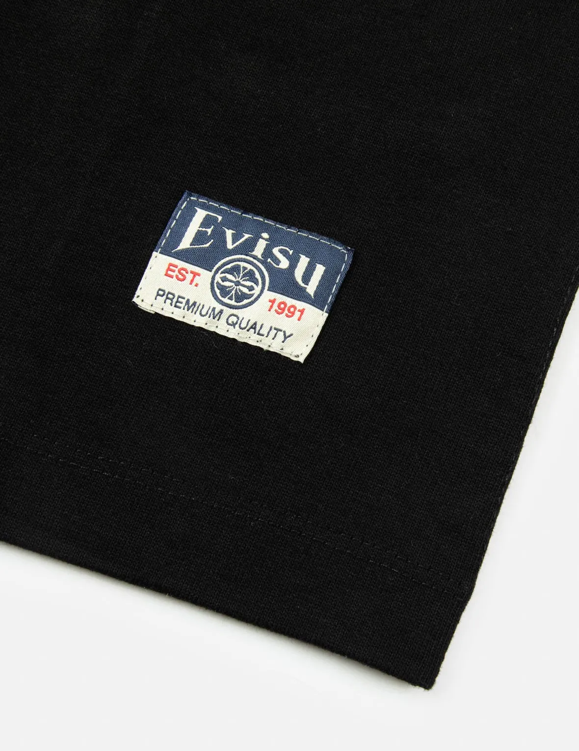 SPRING/ SUMMER COLLECTION 2025 Seagull Embroidery and Carp Print Relax Fit T-shirt