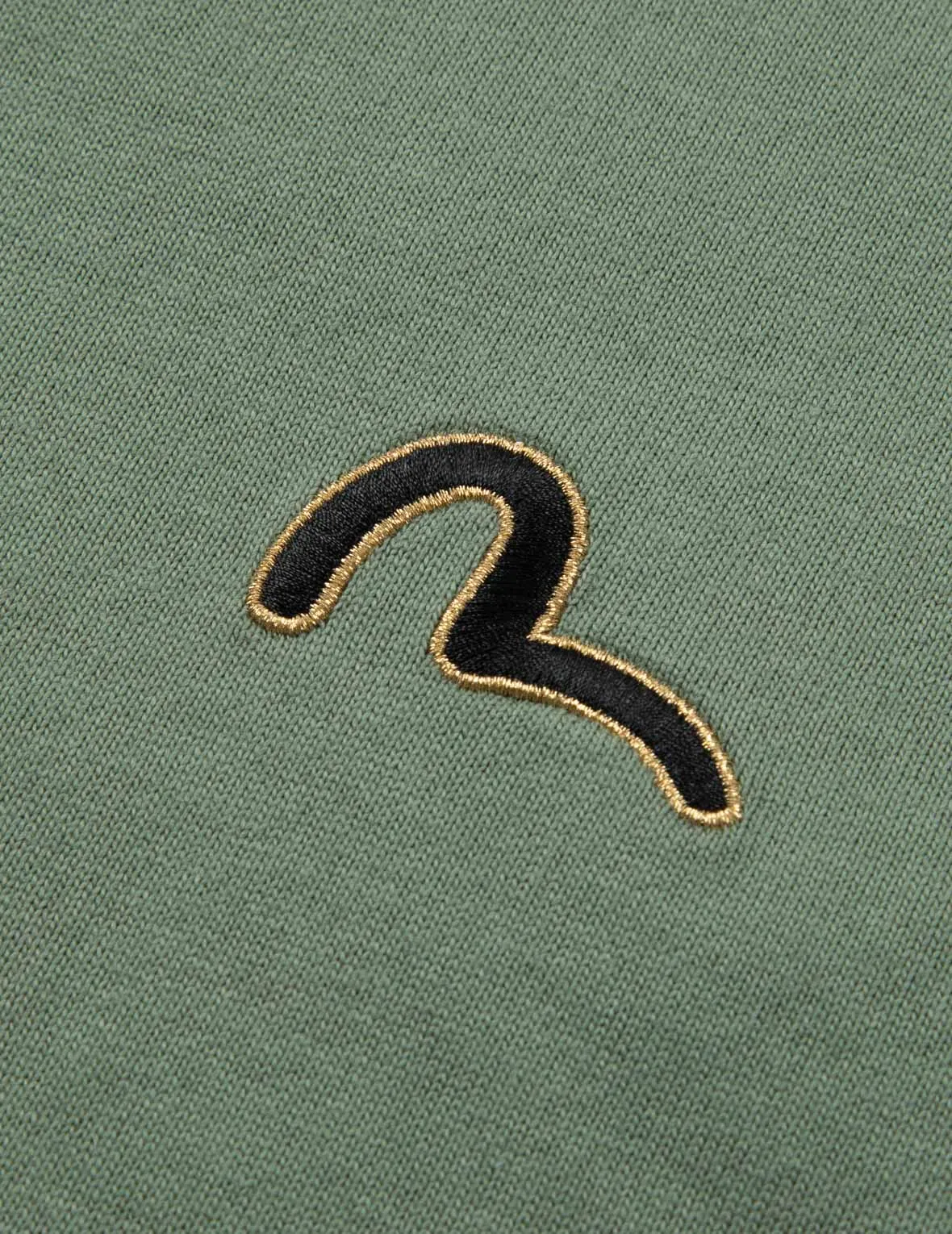 SPRING/ SUMMER COLLECTION 2025 Seagull Embroidery and Carp Print Relax Fit T-shirt