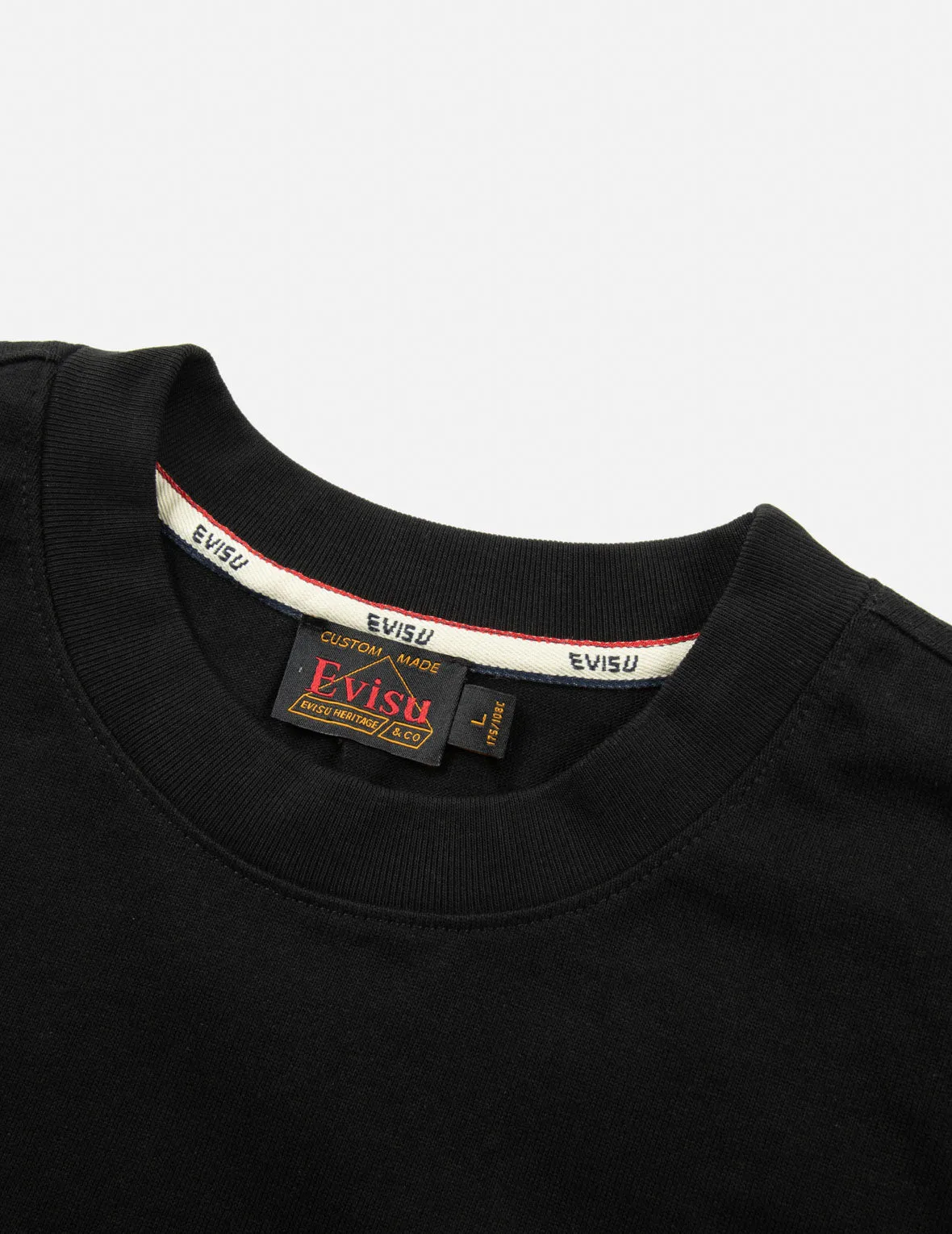 SPRING/ SUMMER COLLECTION 2025 Seagull Embroidery and Carp Print Relax Fit T-shirt
