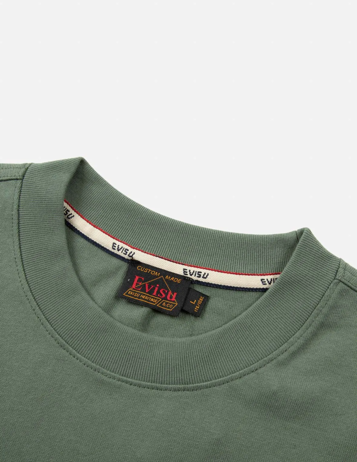 SPRING/ SUMMER COLLECTION 2025 Seagull Embroidery and Carp Print Relax Fit T-shirt