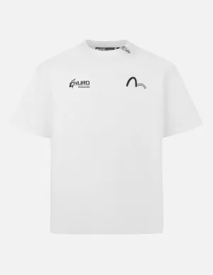 SPRING/ SUMMER COLLECTION 2025 Seagull Embroidery and Logo Print Regular Fit T-shirt