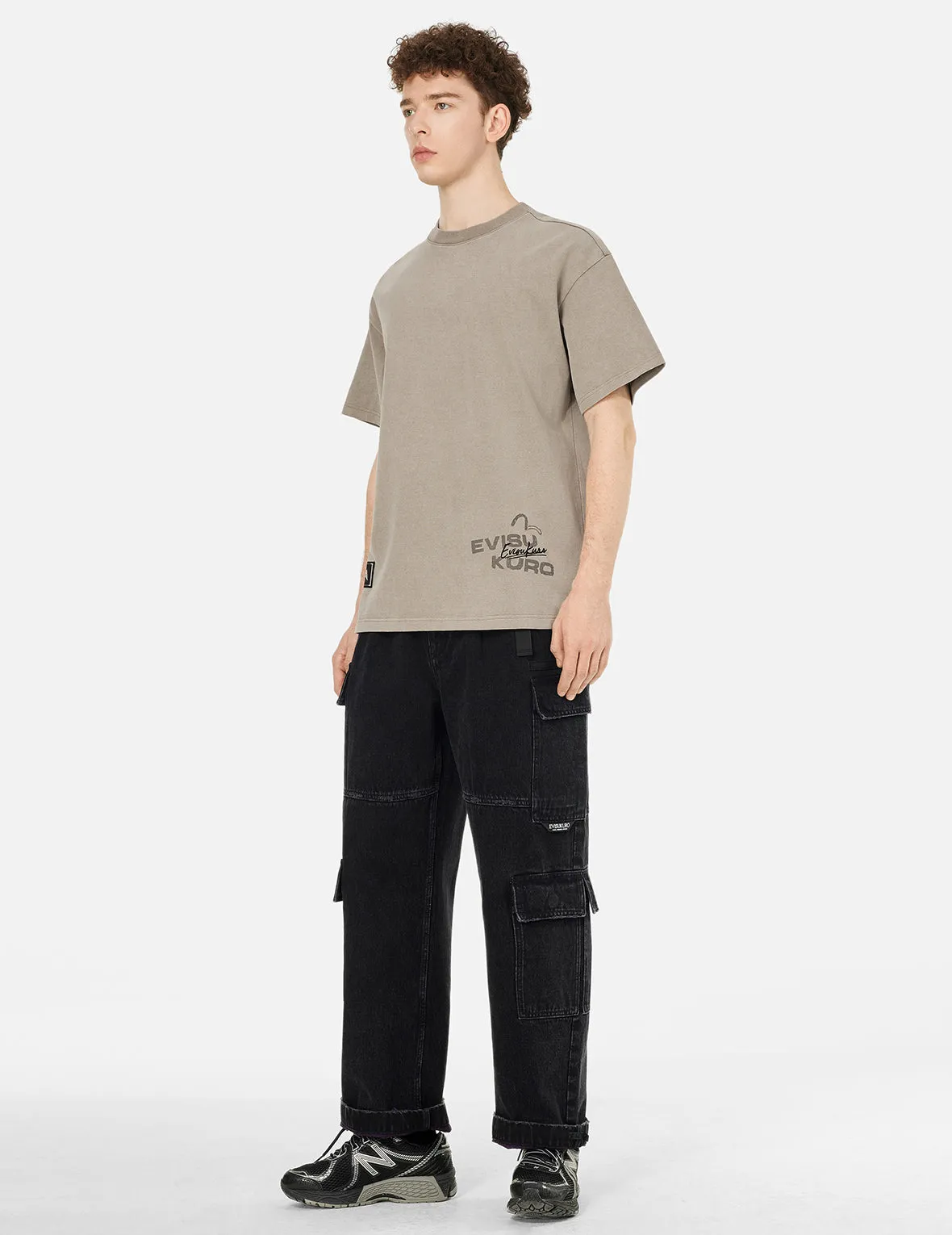 SPRING/ SUMMER COLLECTION 2025 Seagull Embroidery and Print Regular Fit T-shirt