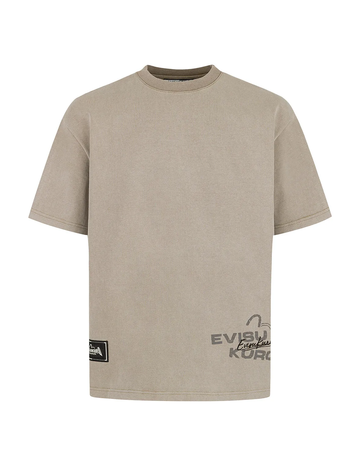 SPRING/ SUMMER COLLECTION 2025 Seagull Embroidery and Print Regular Fit T-shirt
