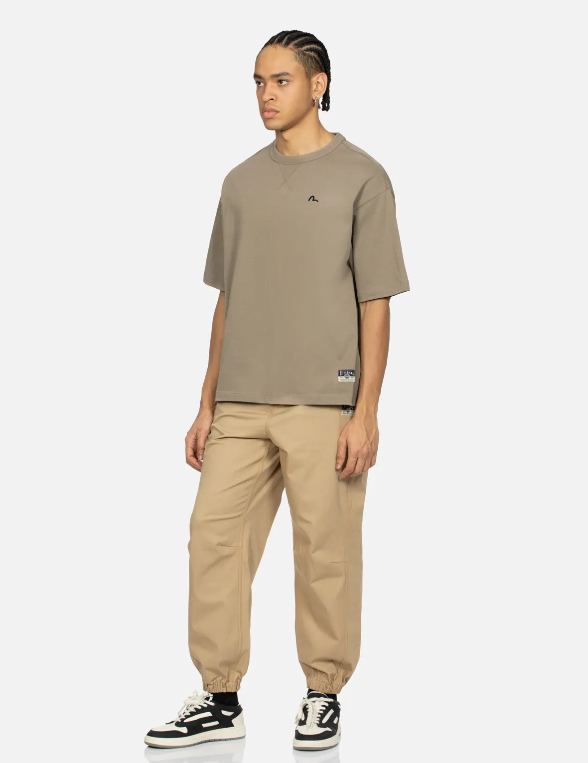 SPRING/ SUMMER COLLECTION 2025 Seagull Embroidery Relax Fit T-Shirt