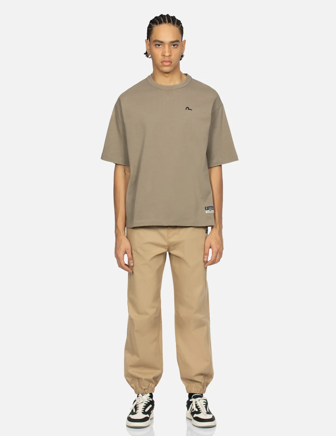 SPRING/ SUMMER COLLECTION 2025 Seagull Embroidery Relax Fit T-Shirt