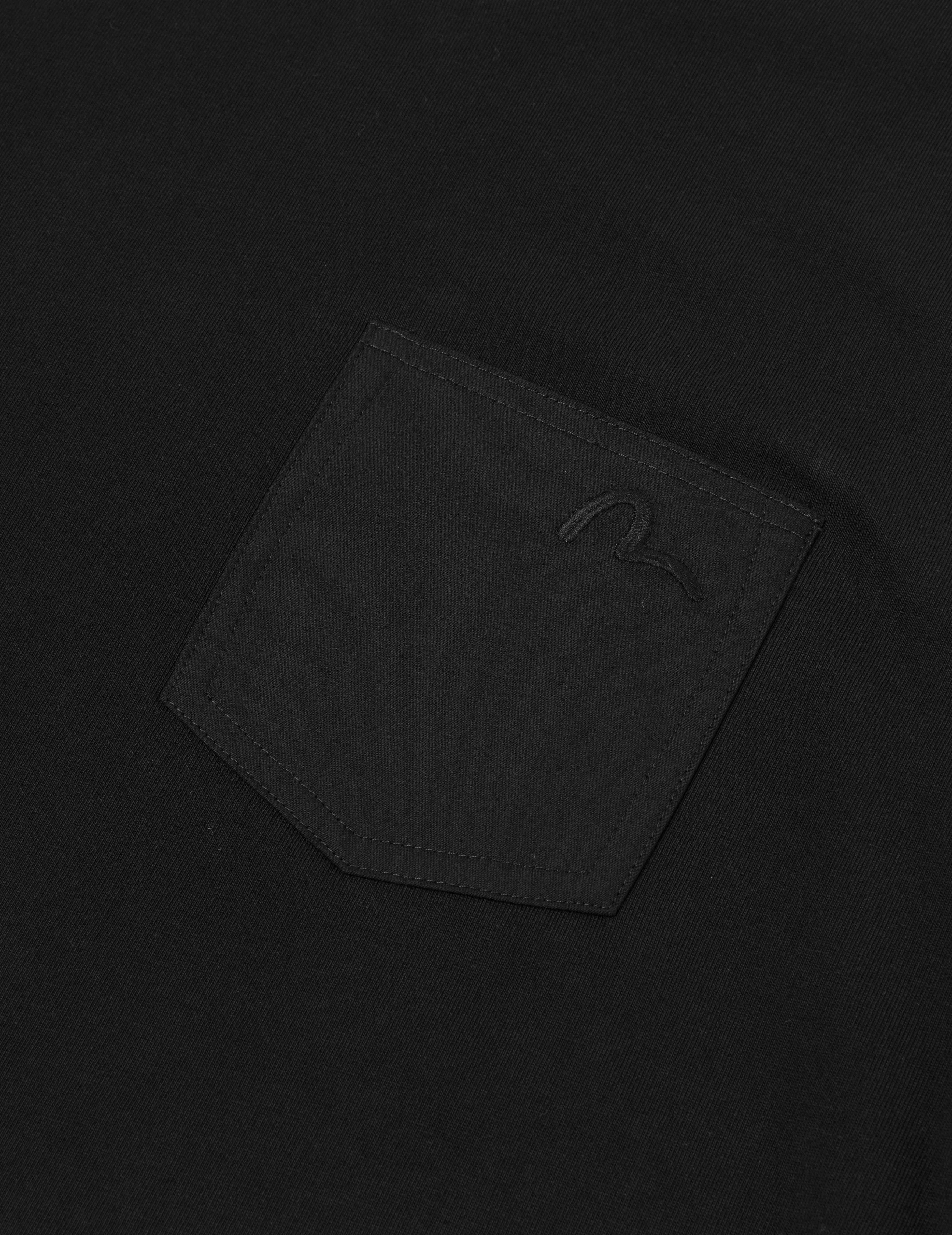 SPRING/ SUMMER COLLECTION 2025 Seagull Embroidery Stitching Pocket Relax Fit T-Shirt