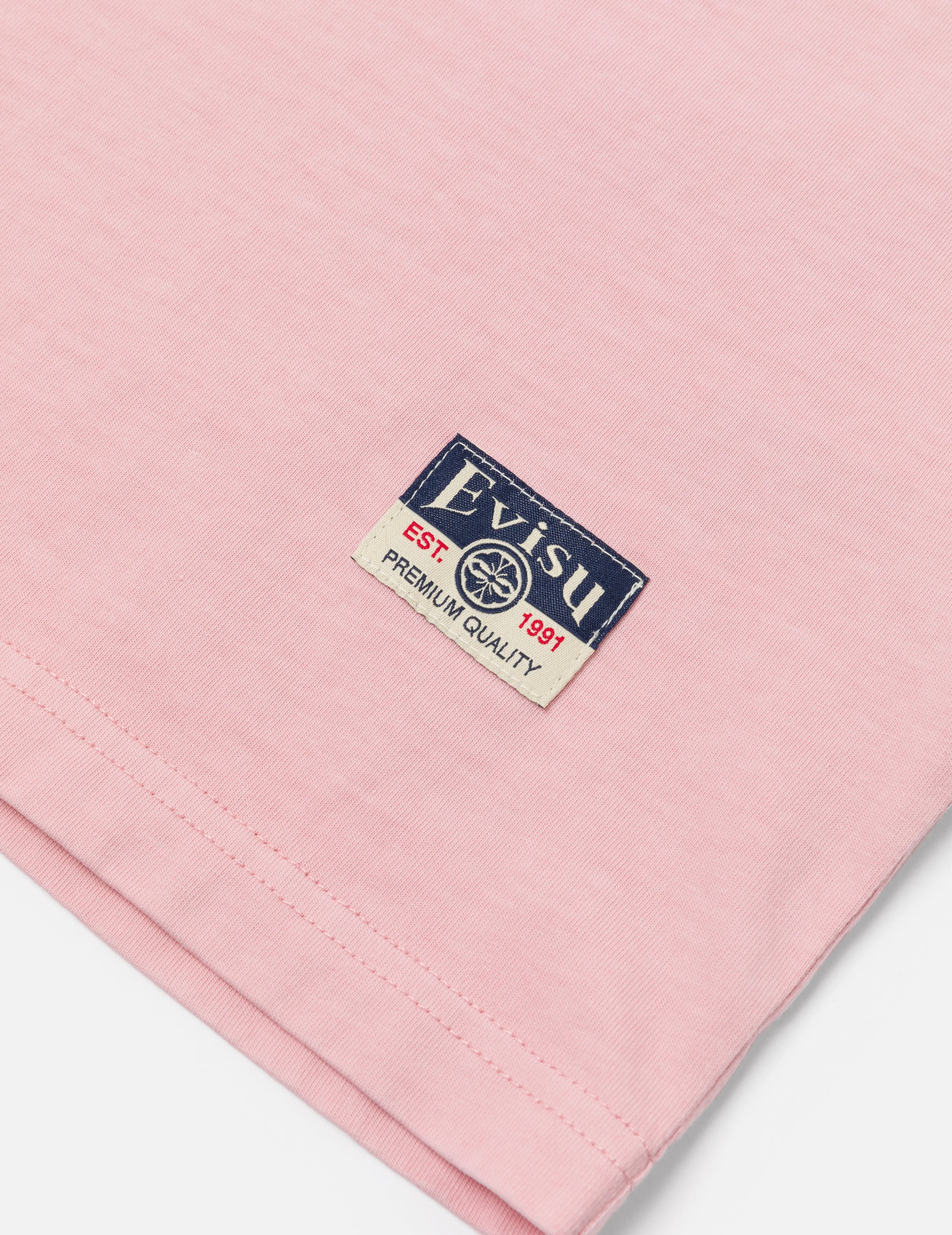 SPRING/ SUMMER COLLECTION 2025 Seagull Embroidery Stitching Pocket Relax Fit T-Shirt