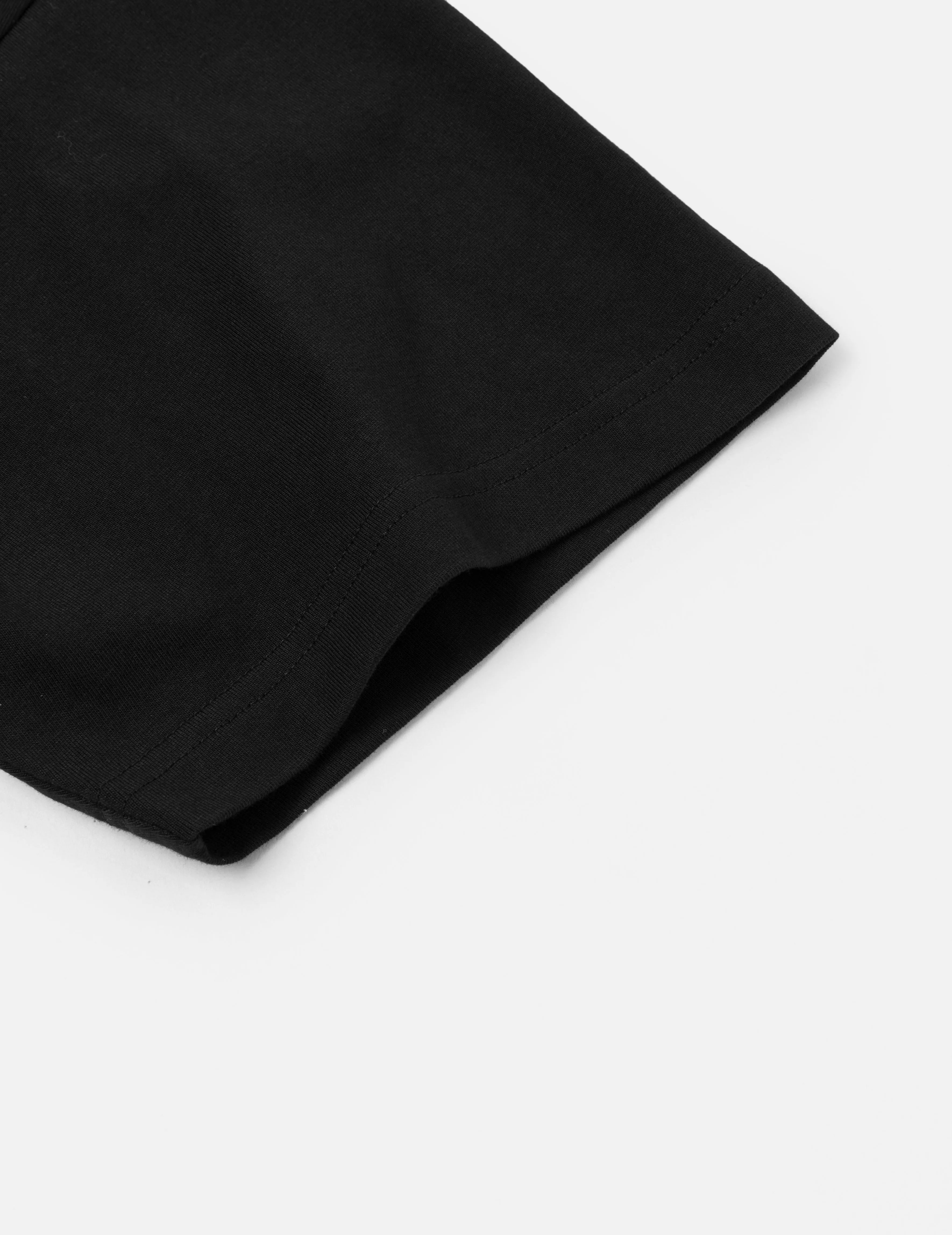 SPRING/ SUMMER COLLECTION 2025 Seagull Embroidery Stitching Pocket Relax Fit T-Shirt