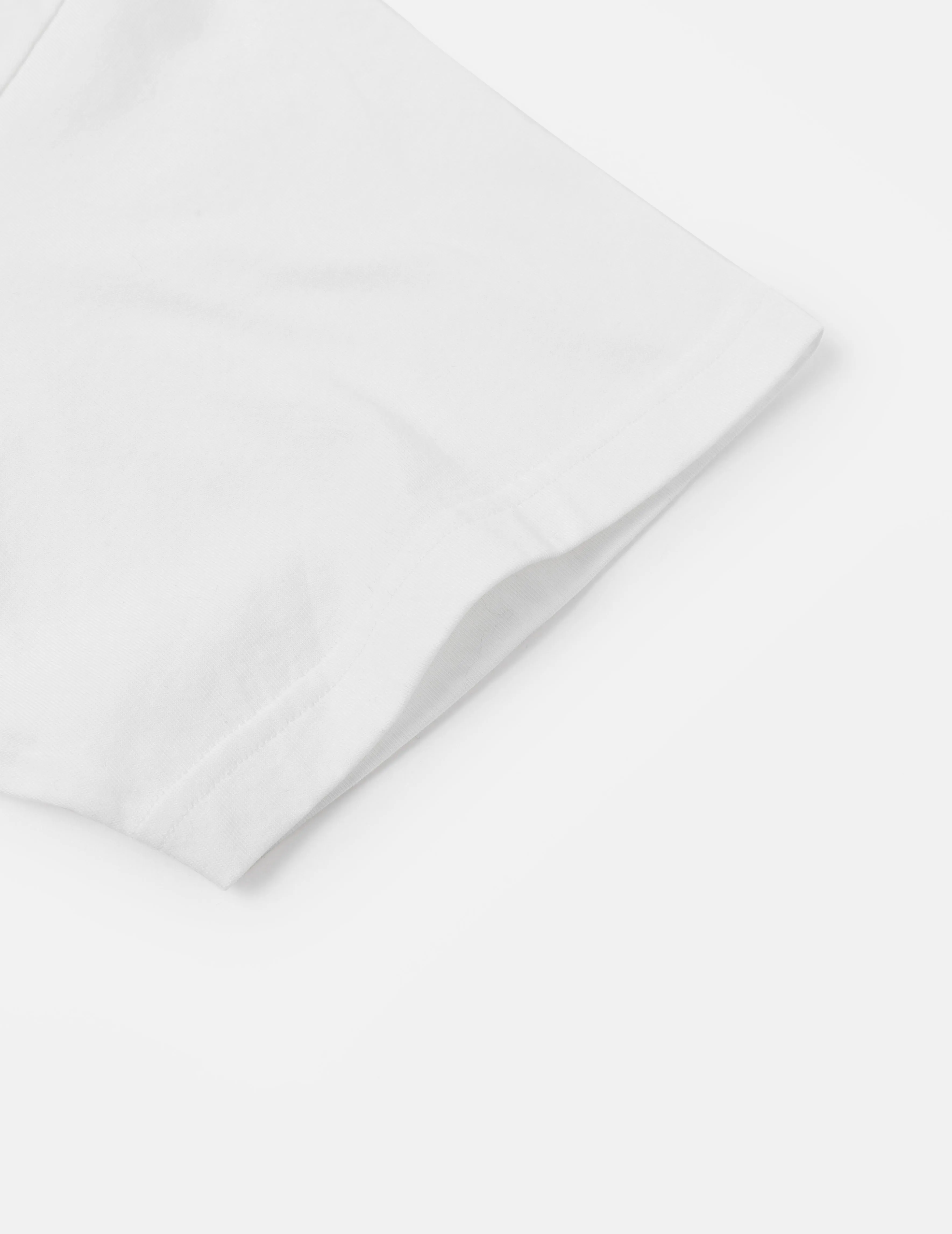 SPRING/ SUMMER COLLECTION 2025 Seagull Embroidery Stitching Pocket Relax Fit T-Shirt