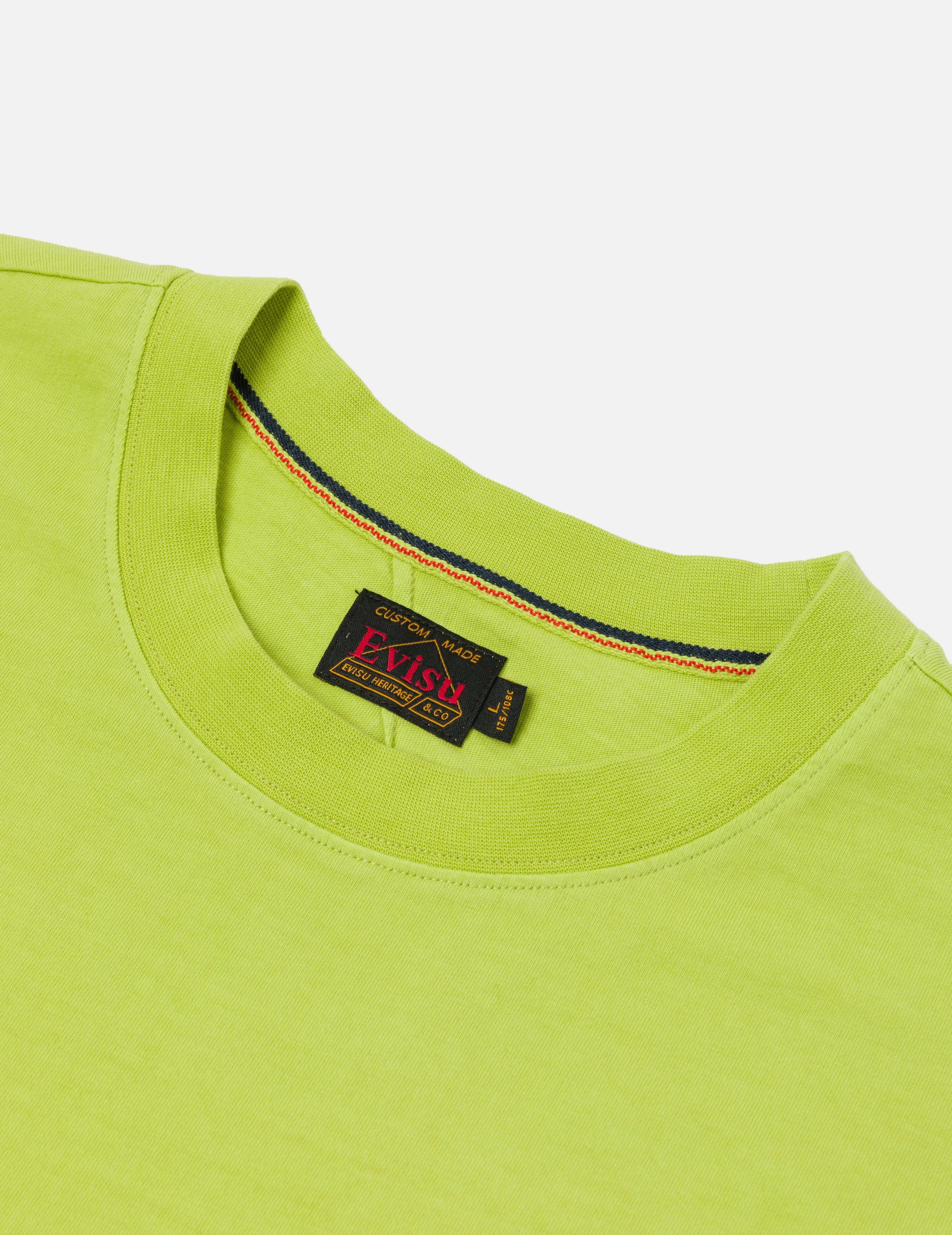 SPRING/ SUMMER COLLECTION 2025 Seagull Embroidery Stitching Pocket Relax Fit T-Shirt