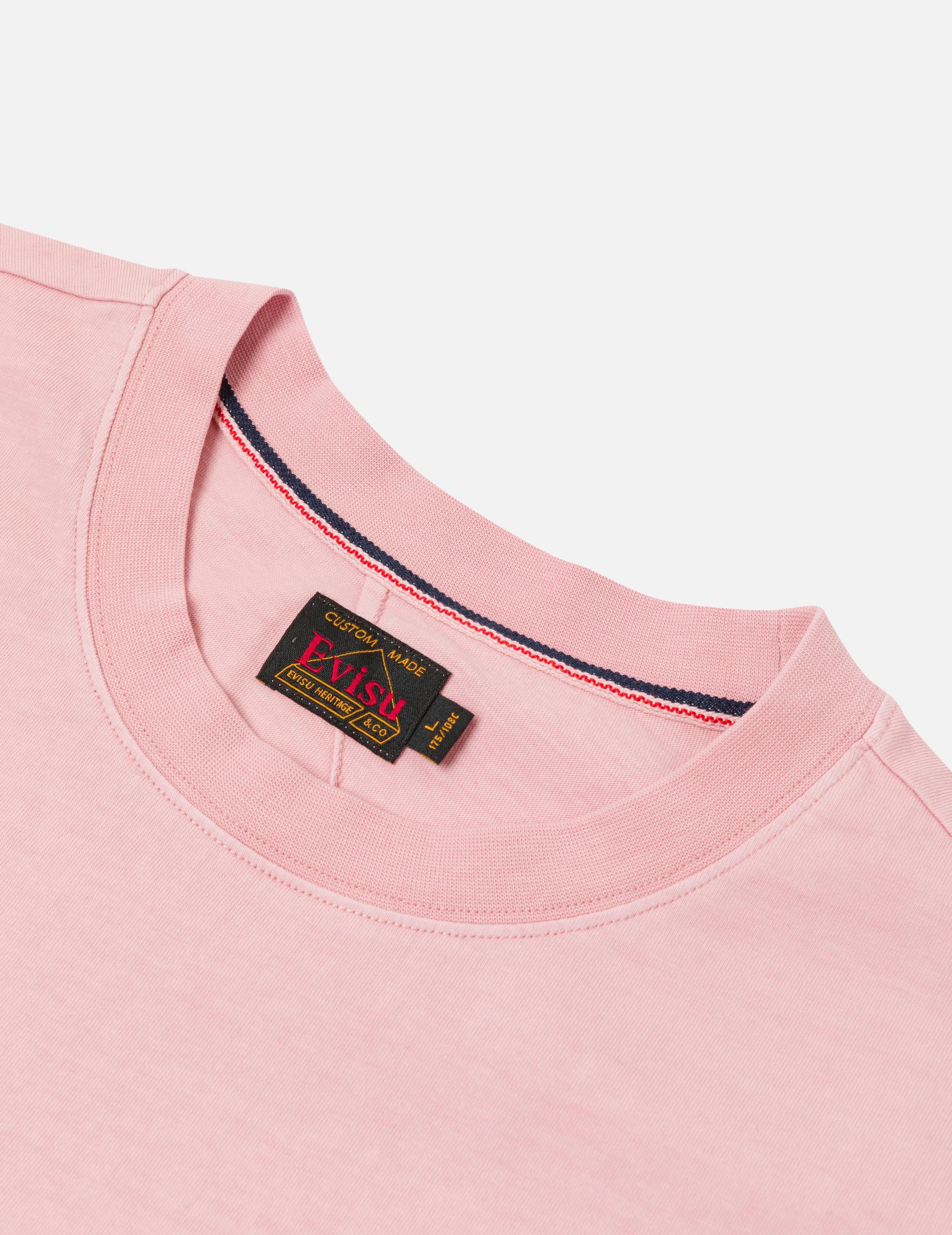 SPRING/ SUMMER COLLECTION 2025 Seagull Embroidery Stitching Pocket Relax Fit T-Shirt
