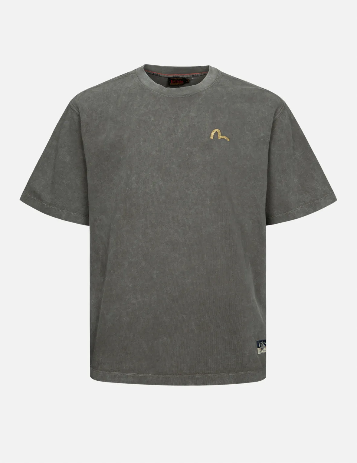 SPRING/ SUMMER COLLECTION 2025 Seagull Embroidery Washed Relax Fit T-shirt