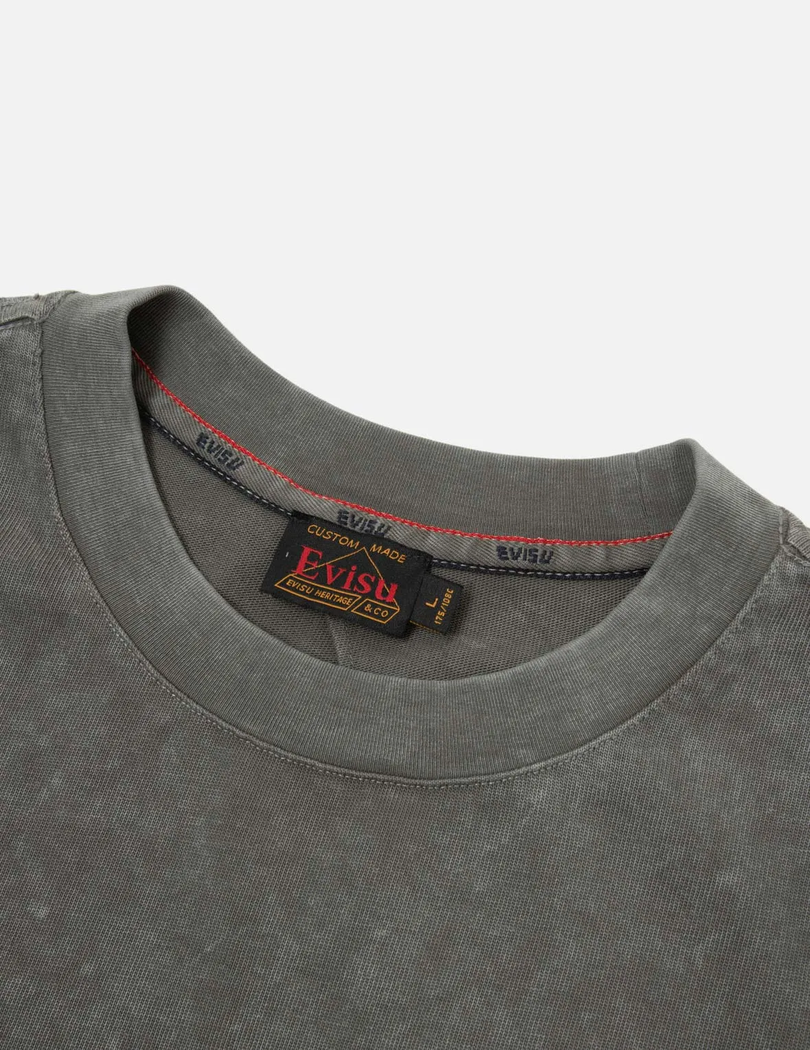 SPRING/ SUMMER COLLECTION 2025 Seagull Embroidery Washed Relax Fit T-shirt