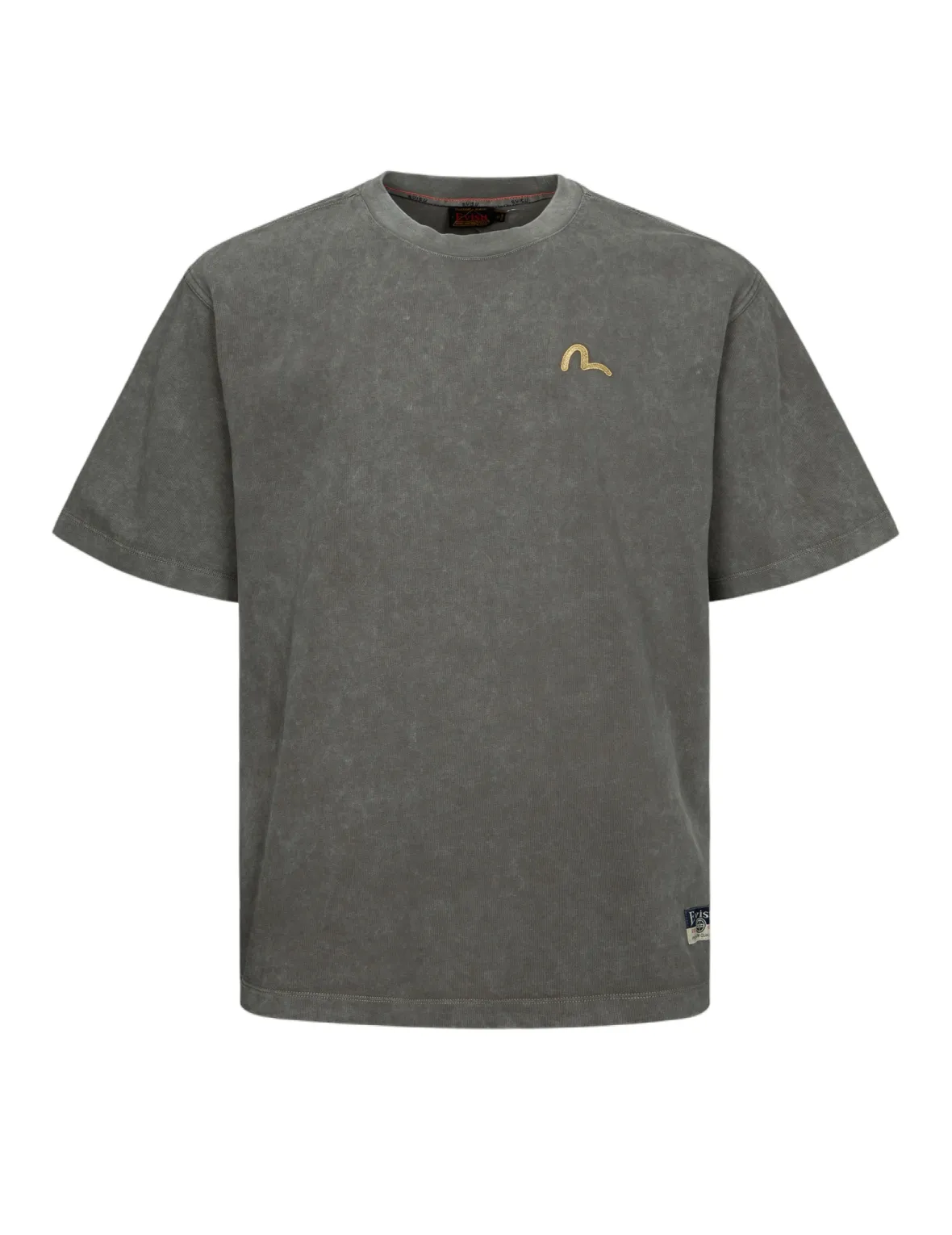 SPRING/ SUMMER COLLECTION 2025 Seagull Embroidery Washed Relax Fit T-shirt