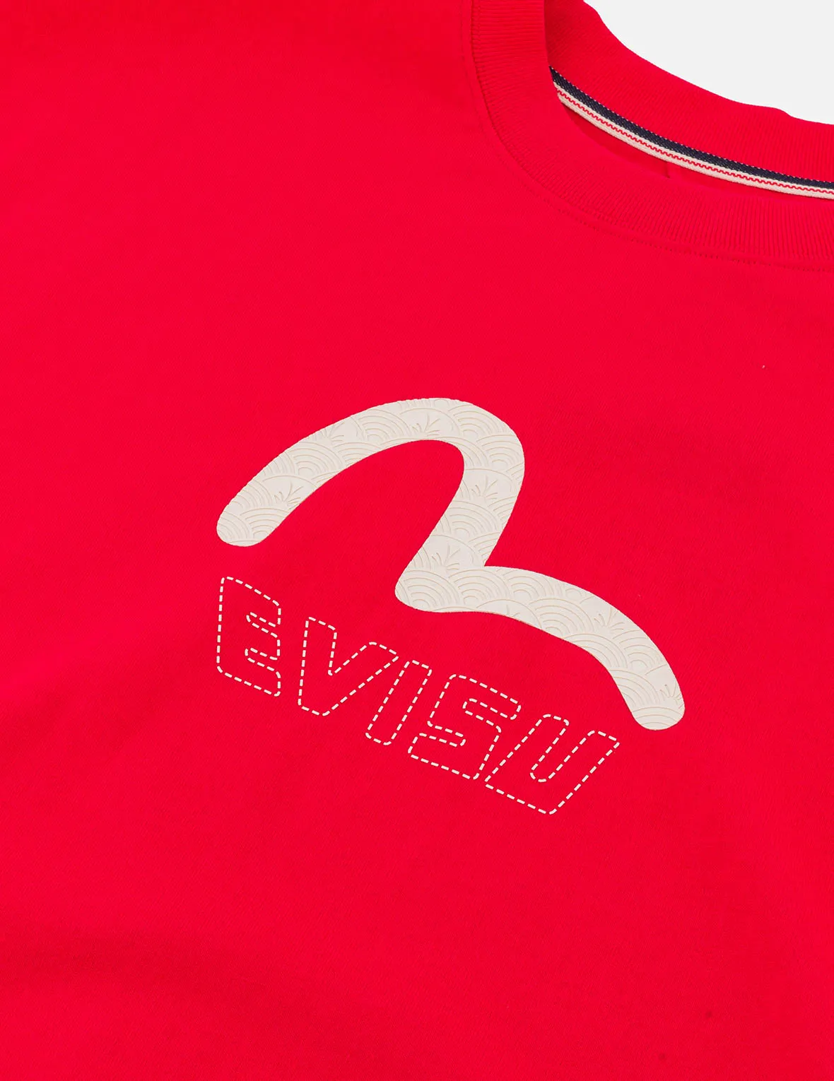 SPRING/ SUMMER COLLECTION 2025 Seagull Print and Stitched Logo Embroidery Relax Fit T-shirt