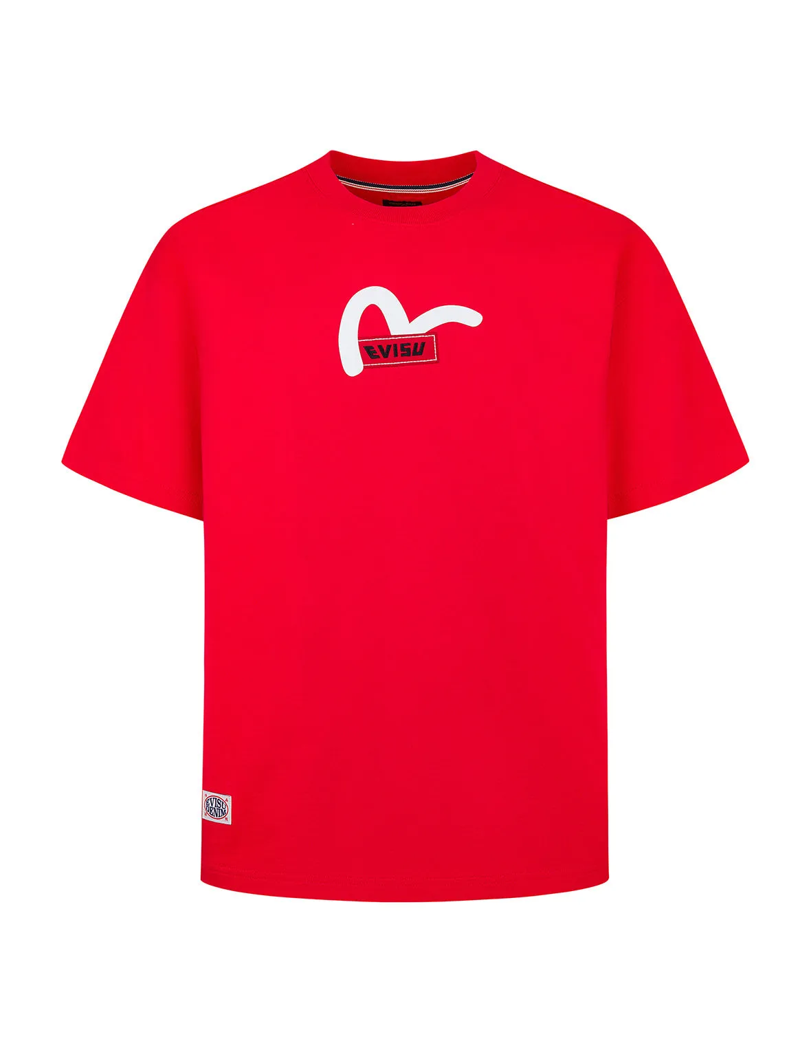 SPRING/ SUMMER COLLECTION 2025 Seagull Print with Logo Embroidery Relax Fit T-Shirt