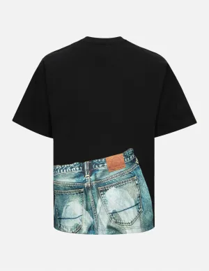 SPRING/ SUMMER COLLECTION 2025 Simulated Digital Print Relax Fit T-shirt
