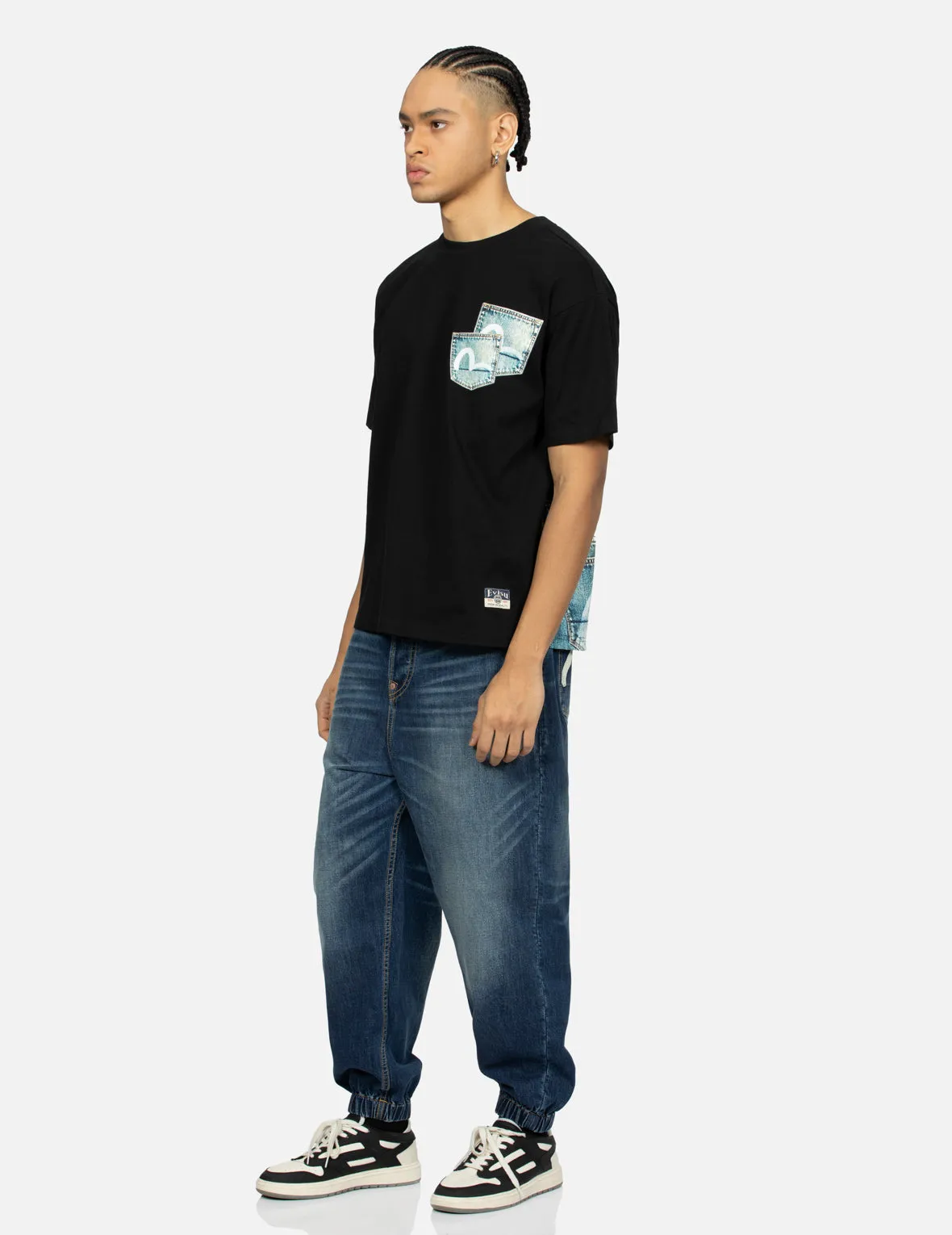 SPRING/ SUMMER COLLECTION 2025 Simulated Digital Print Relax Fit T-shirt