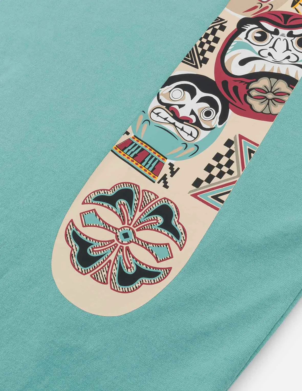 SPRING/ SUMMER COLLECTION 2025 Slogan and Totem Daicock Print Relax Fit T-shirt