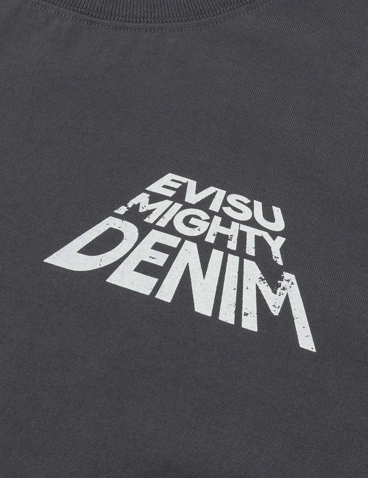 SPRING/ SUMMER COLLECTION 2025 Slogan Print with Godhead Appliqué Embroidery Regular Fit T-Shirt