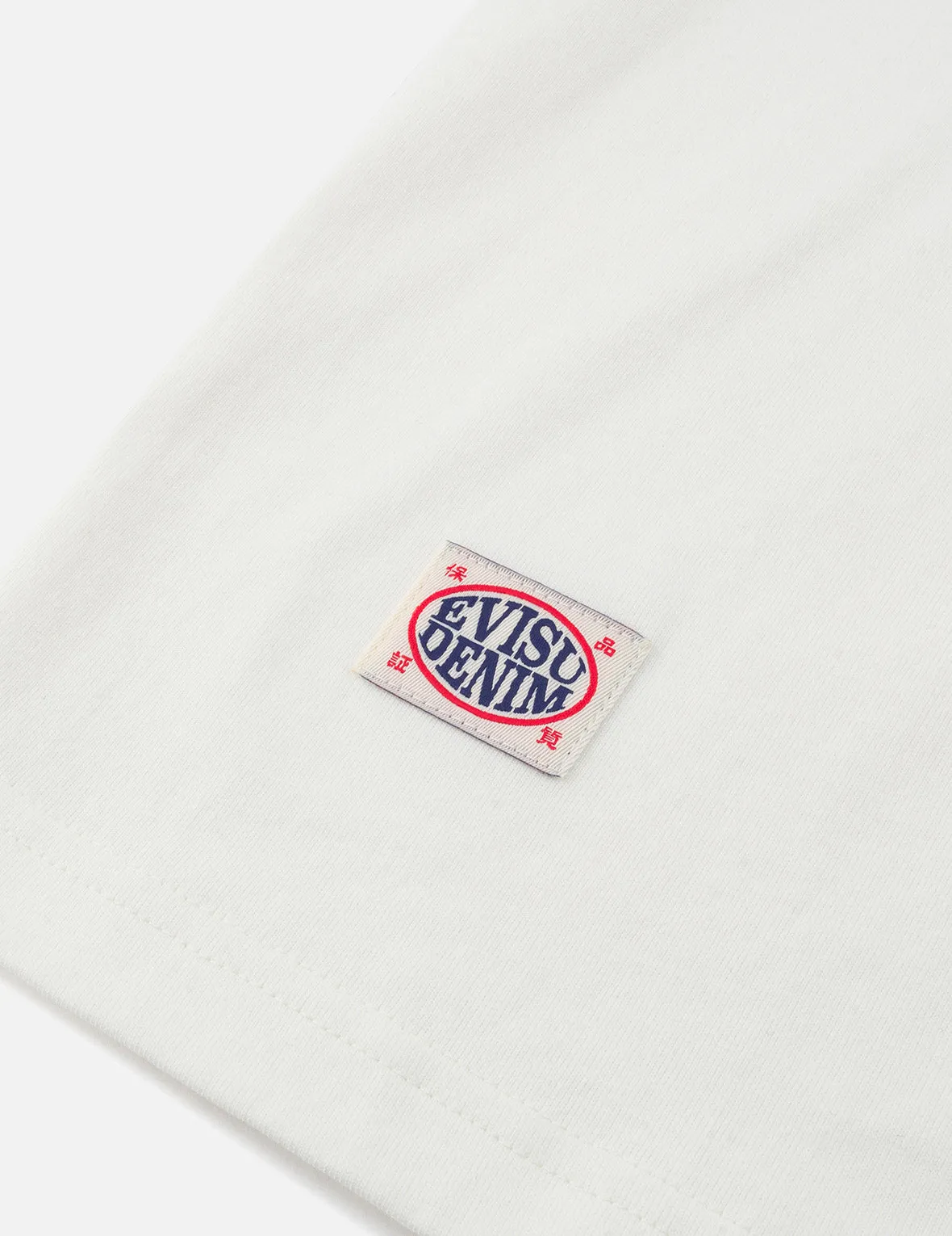 SPRING/ SUMMER COLLECTION 2025 Slogan Print with Godhead Appliqué Embroidery Regular Fit T-Shirt