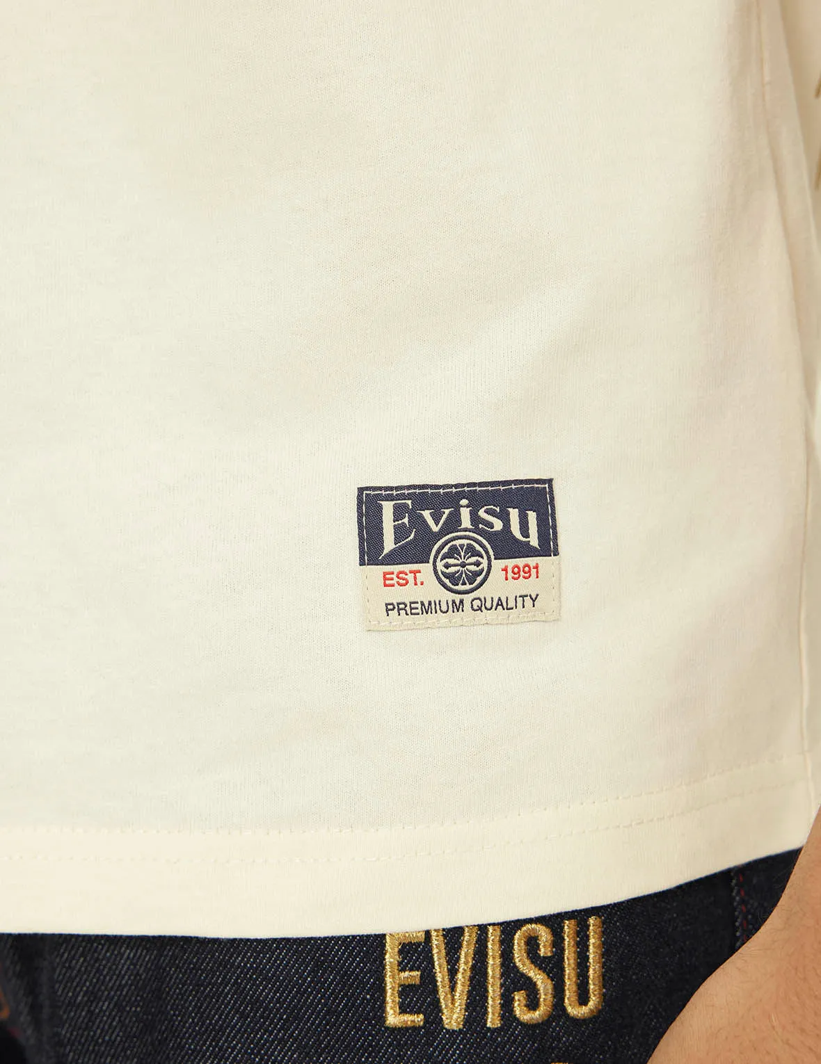 SPRING/ SUMMER COLLECTION 2025 Soaring Snake Daicock Print Relax Fit T-shirt - Cream
