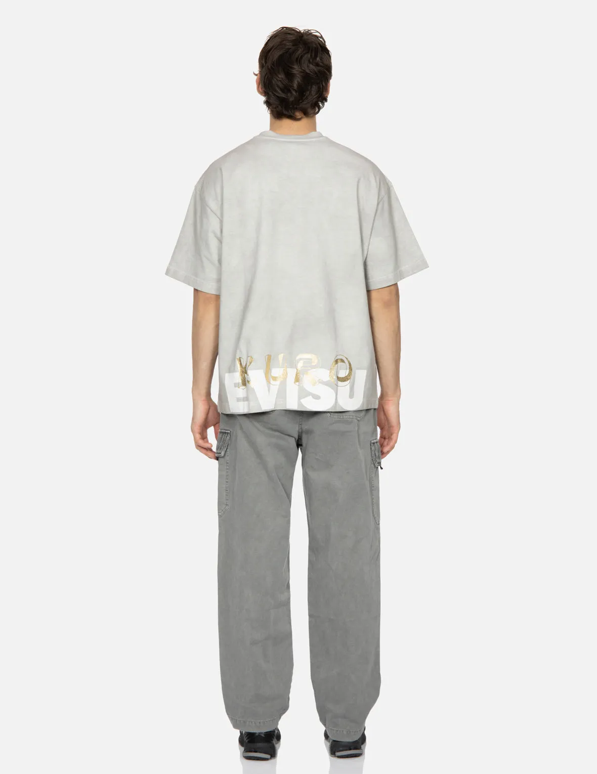 SPRING/ SUMMER COLLECTION 2025 Spray Dyed Multi Logo Print Loose Fit T-shirt