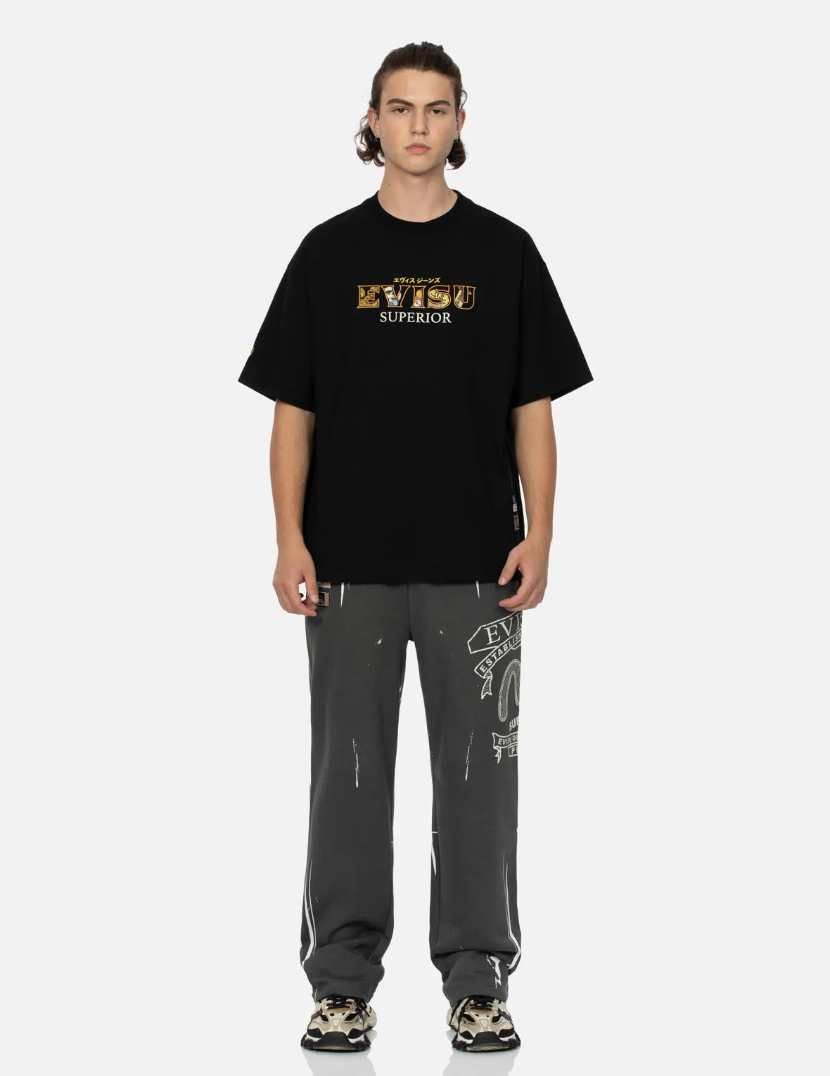 SPRING/ SUMMER COLLECTION 2025 Tanuki Daicock Print Loose Fit T-Shirt