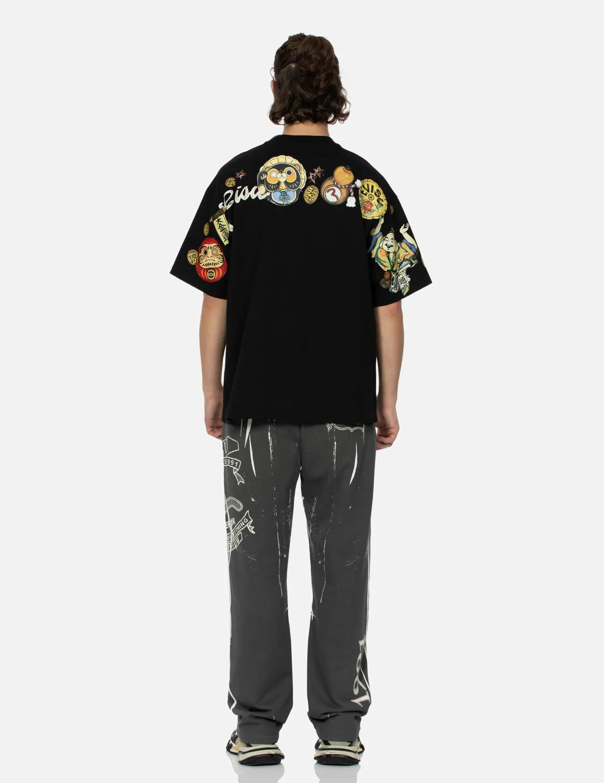 SPRING/ SUMMER COLLECTION 2025 Tanuki Daicock Print Loose Fit T-Shirt