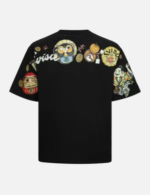 SPRING/ SUMMER COLLECTION 2025 Tanuki Daicock Print Loose Fit T-Shirt