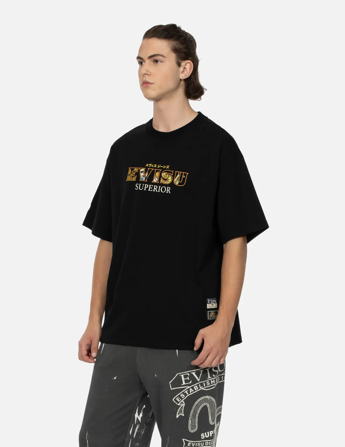 SPRING/ SUMMER COLLECTION 2025 Tanuki Daicock Print Loose Fit T-Shirt