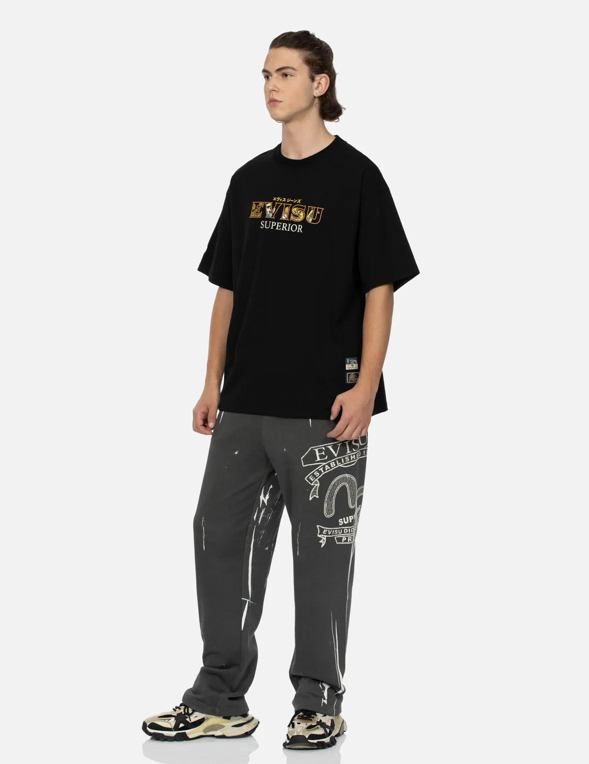 SPRING/ SUMMER COLLECTION 2025 Tanuki Daicock Print Loose Fit T-Shirt