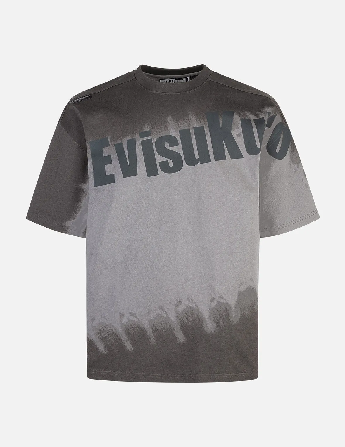 SPRING/ SUMMER COLLECTION 2025 Tie-dye Logo and Slogan Print Oversized T-shirt