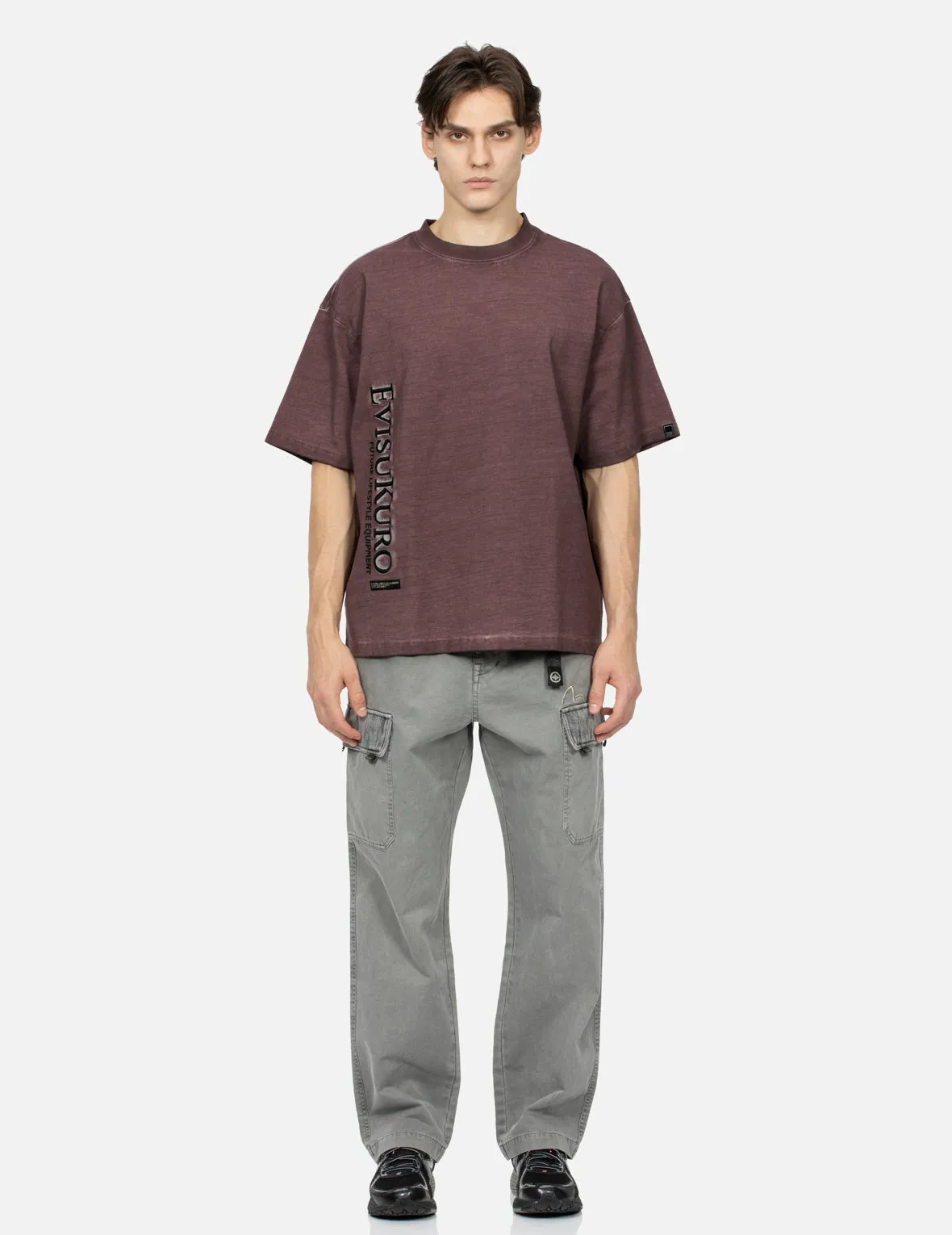 SPRING/ SUMMER COLLECTION 2025 Tie-Dye Washed E_x001F_ffect Loose Fit T-shirt