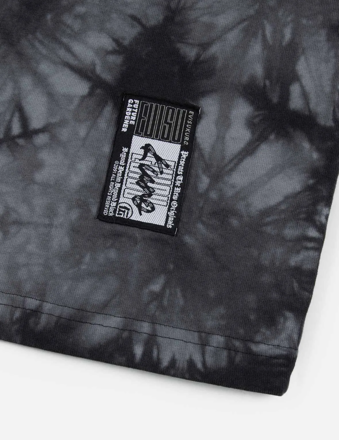 SPRING/ SUMMER COLLECTION 2025 Tie-Dye with Seagull Embroidery Loose Fit T-Shirt